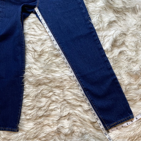 Levi’s Wedgie Icon High Rise Ankle Jeans Tapered Leg Dark Wash Size 25 NWT - Picture 12 of 15